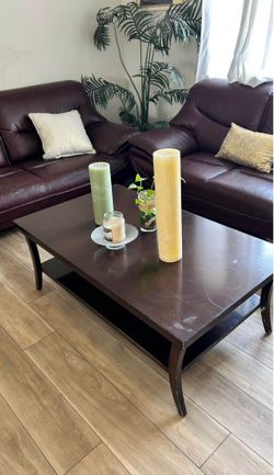 Maroon Dark Coffee Table