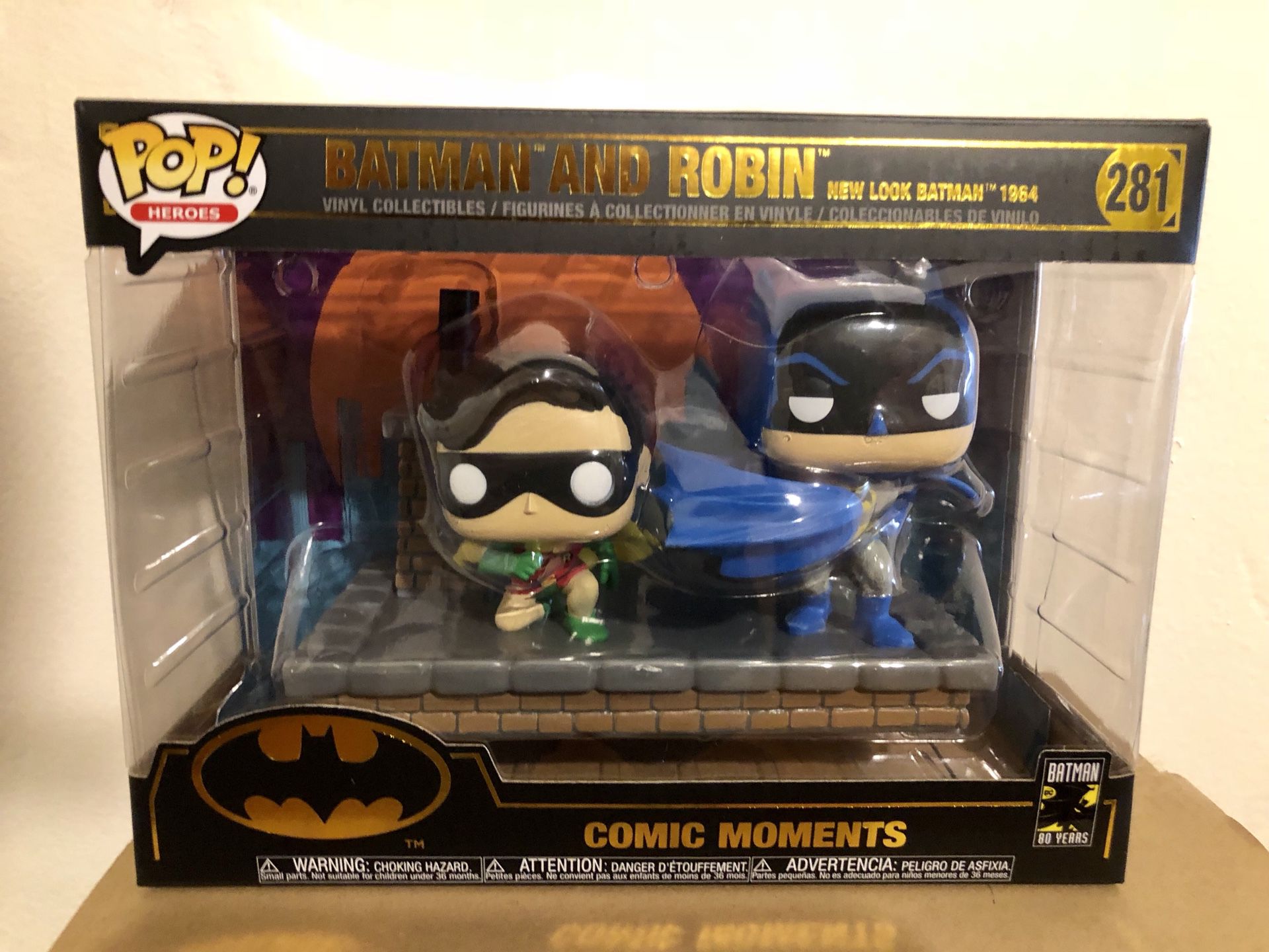 Funko Pop Batman and Robin Comic Moments Action Figure Collectible