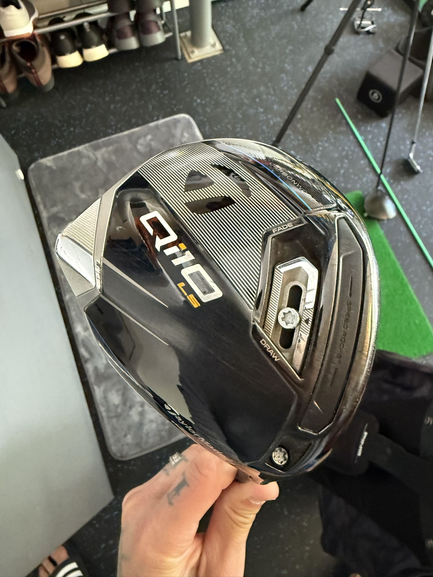 Taylormade Qi10 LS Driver (10.5 Degree, Currently Set At 9 degrees)
