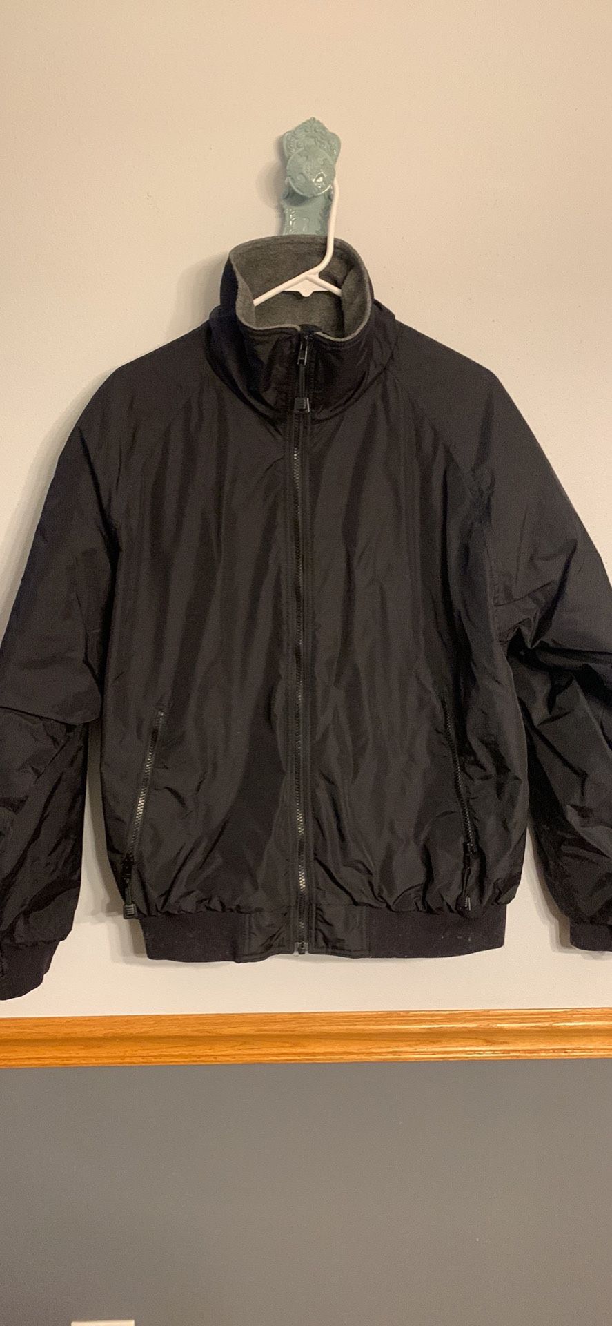 Mens Warm Fleece Lined Coat Size Large