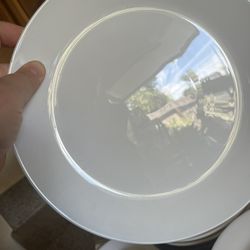 Brand New White Dinner Plates And Salad Bowl