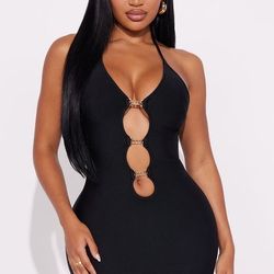 Halter Bandage Mini Dress ! Size XL 