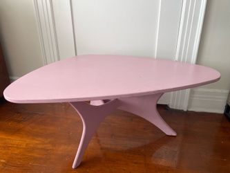 pink coffee table