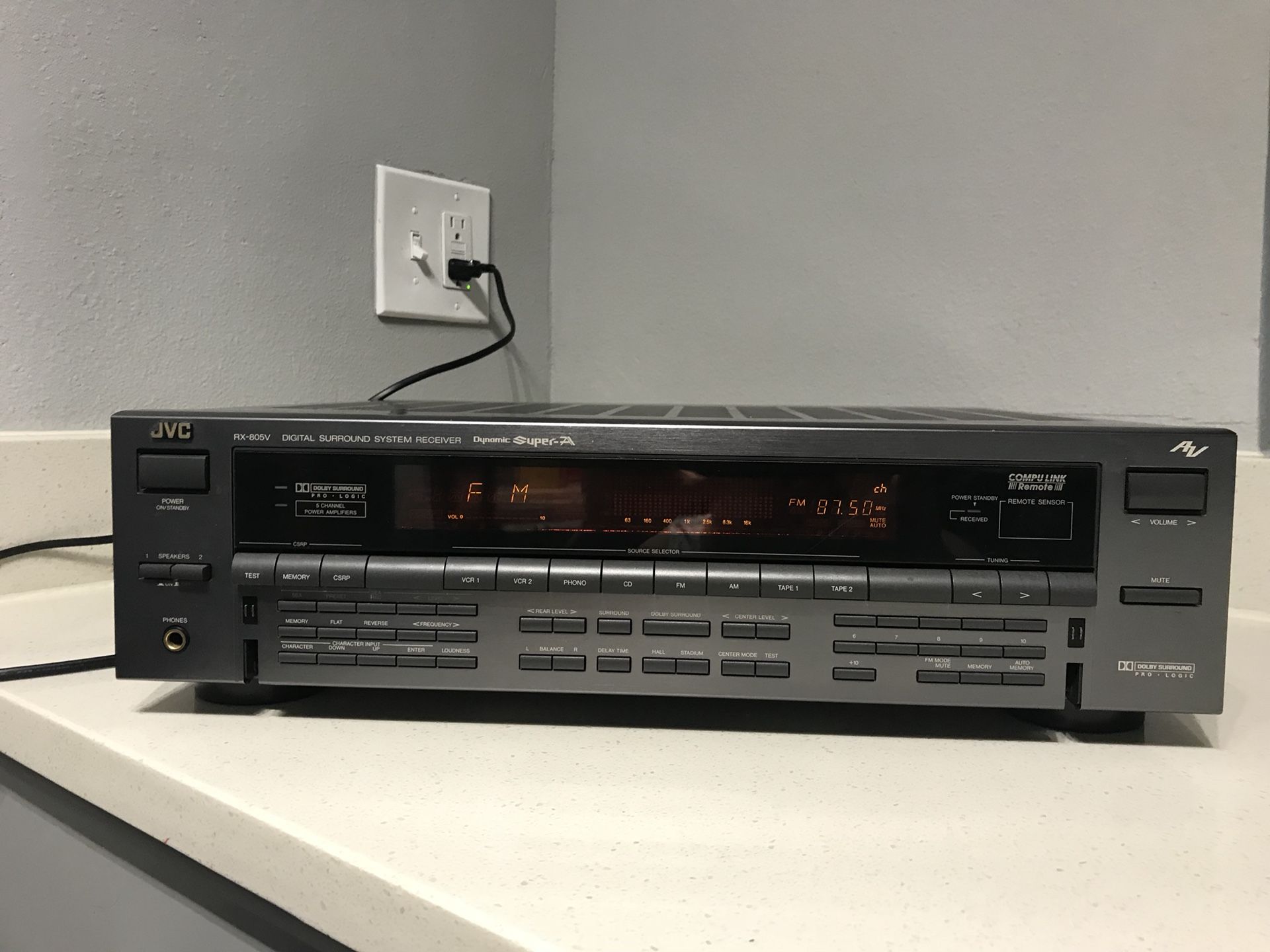 ✅ Vintage JVC RX-805v Dolby Digital Surround System Receiver is live! 🛎️