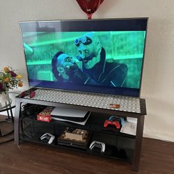 Tv and Glass Stand.