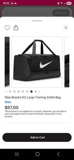 Nike duffel bag