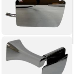 Delta 752500 Tesla Collection Toilet Paper Holder w/ Cover in Chrome Finish