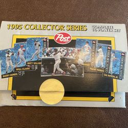 Baseball Cards Post Cereal 16 Player Collector Card Set 1995 MLB Call Ripken Jr.