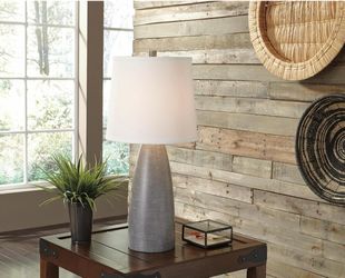 Signature Design Gray Lamp Set of 2