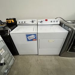 KENMORE TOP LOAD WASHER WITH AGITATOR AND ELECTRIC ⚡️ 220 DRYER