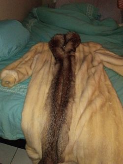 Pollack mink fur coat
