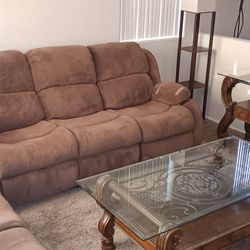Beown Recliner Couches & Loveseat  Set