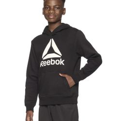 Reebok Kid's Unisex Delta Fleece Hoodie Size M (8).    (AI)