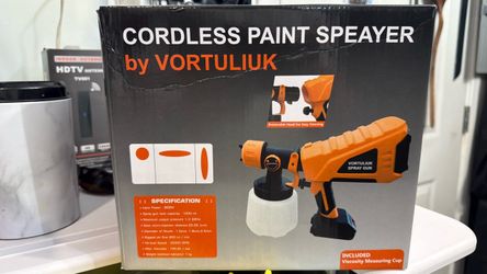 VORTULIUK 800W Cordless Paint Sprayer HVLP for DeWalt 20V Battery Tool Only