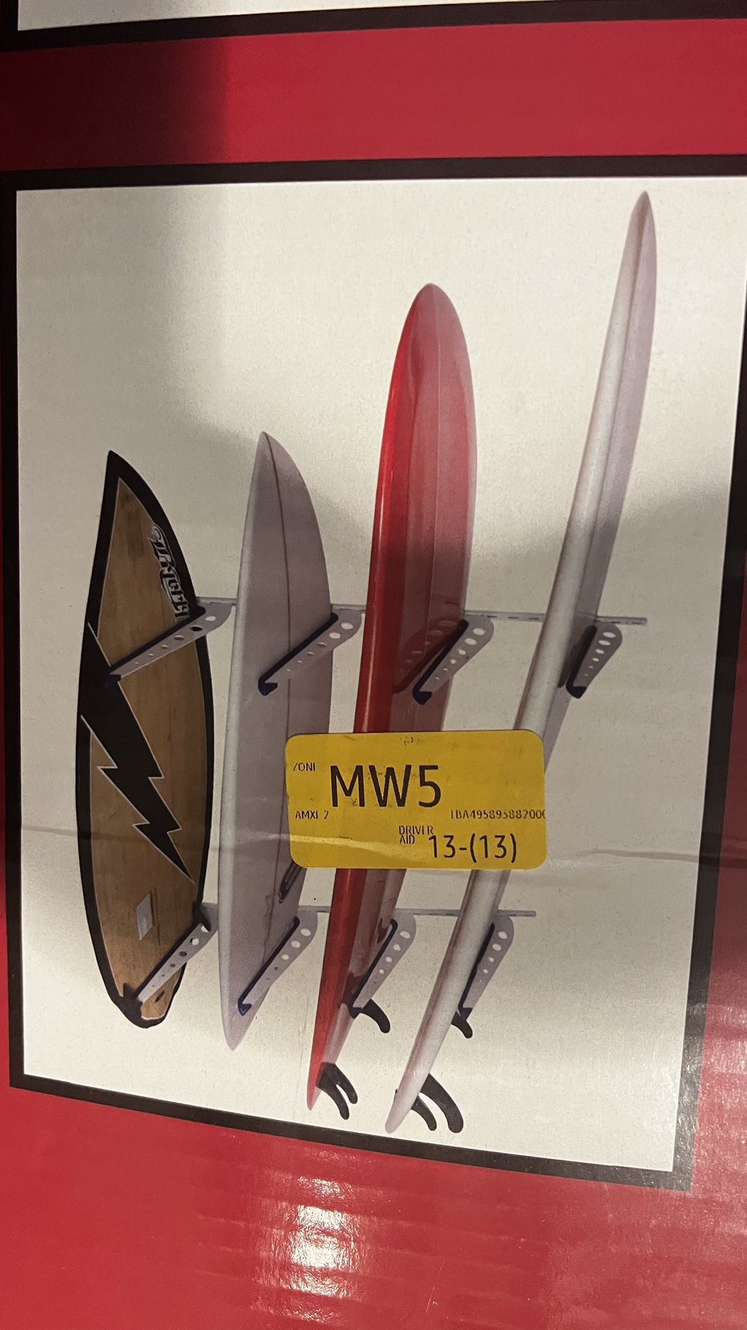 SURFBOARD, PADDLEBOARD Wall RACK.