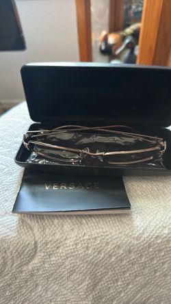 Versace eye glasses frame new