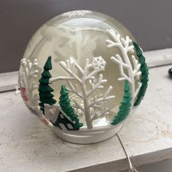 Snow Globe  Sparkly