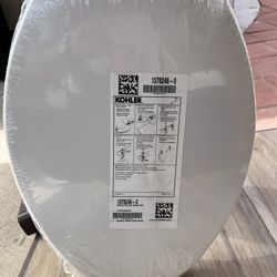 Kohler  Cachet Elongated Antimicrobial, Soft Close Toilet Seat in White