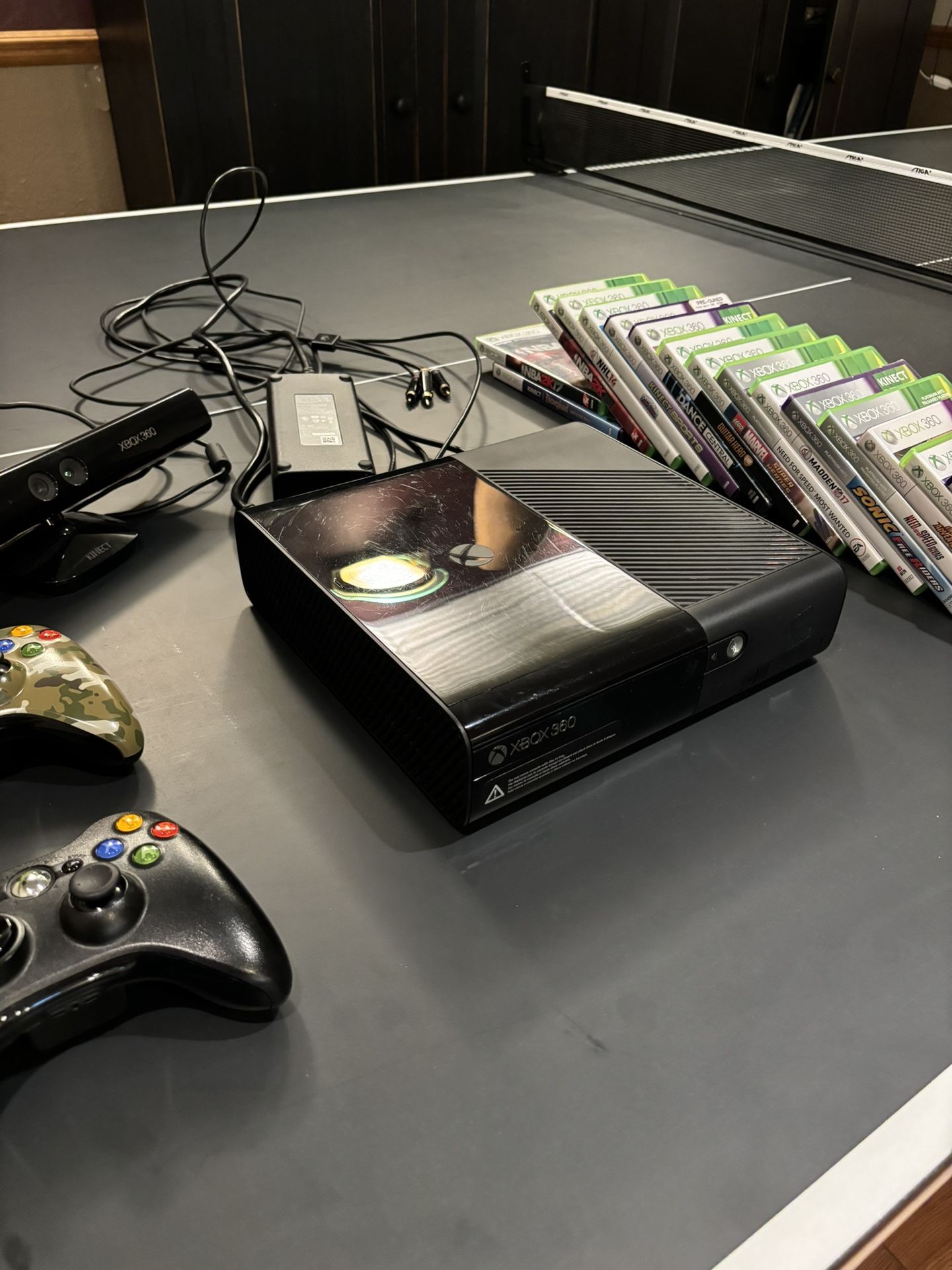 Complete Xbox 360 Bundle – Console, 17 Games, 2 Controllers & Kinect!