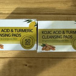 Kojic Acid & Turmeric Cleansing Pads - 100 Pads