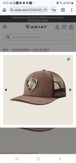 New Ariat hat firm price sells for 38 dollars