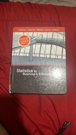 Statistics For Business & Economics 13th