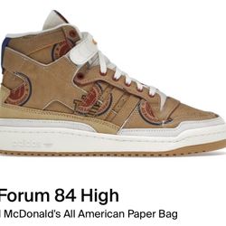 adidas Forum 84 High Eric Emanuel McDonald's All American Paper Bag Size 11
