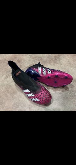 adidas Predator Freak+ FG Core Black/White/Shock Pink