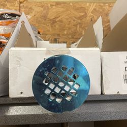 shower drain chrome new 