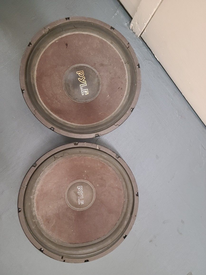 Vintage Pyle Driver 15" Subwoofers