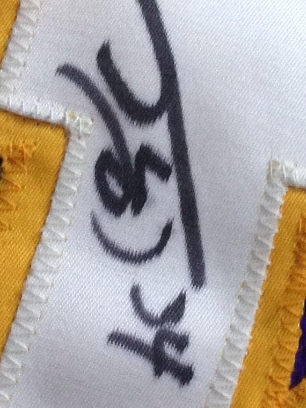 Autographed Lakers Jersey