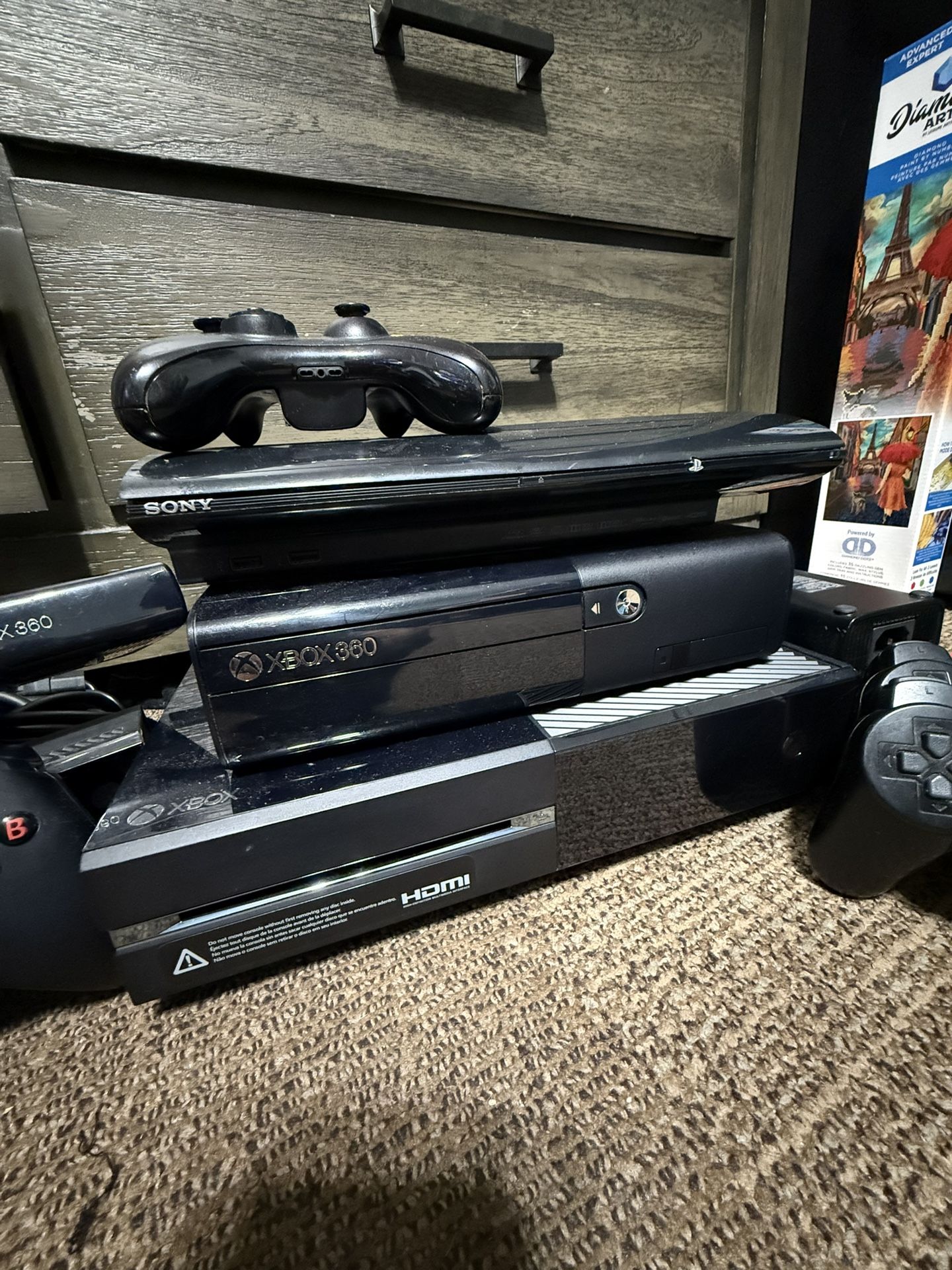 Bundle Xbox 360, Xbox One, Play Station 3