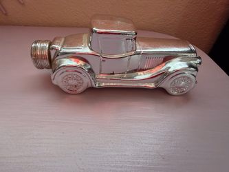 Vintage Avon Sterling Six Winds After Shave Decanter — 1920s Classic Car Chrome Bottle — May 1978 — Partial Liquid