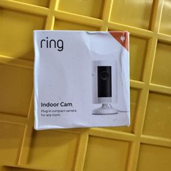 White Ring Indoor Security Video Camera 