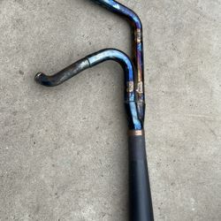 Harley Davidson Softail Exhaust With Bassani Muffler