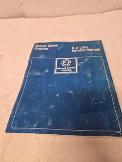 Detroit Diesel Allison Fuel Pincher Parts Catalog for 8.2-liter engines, published around 1982