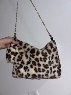 Leopard print purse