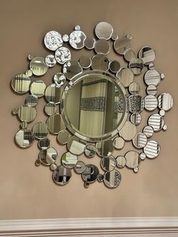 Decorative Round Bubble Wall Mirror