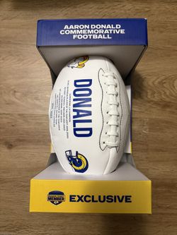 Signed Aaron Donald Football