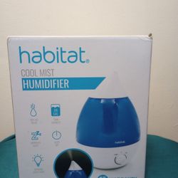 Habitat Cool Mist Ultrasonic Humidifier with Large 2.5L Tank, Whisper Quiet Humidifier with LED Light 
