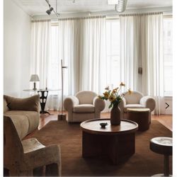 8/10 Solid Plain Brown Rug Carpet 