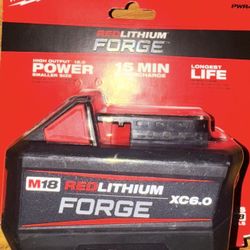 Milwaukee Red lithium forge 6.0 Battery M18