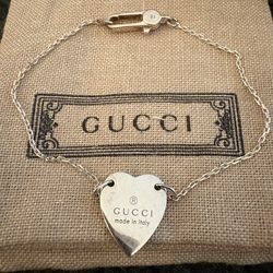 Sterling Heart Bracelet 