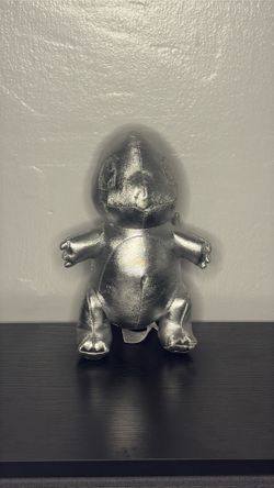 Silver Metallic Charmander Plush