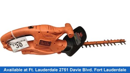 Blackanddecker Tr116 Orange Corded Hedge Trimmer