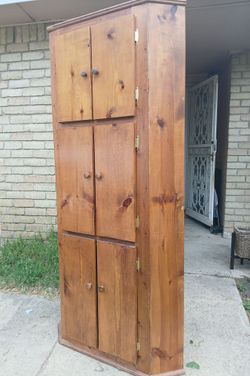 Corner Pine cabinet