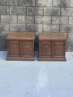 vintage matching end tables