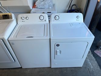Used  Amana Washer And Gas Dryer Top Load