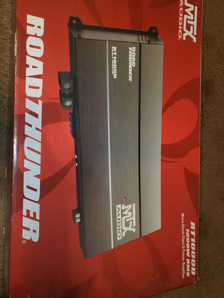 Mtx 1000D Monoblock Amp And Mtx 1080 Watt 4 Channel