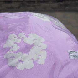 Pink Denim Tear Hoodie